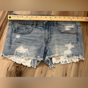 American Eagle Jean shortie shorts